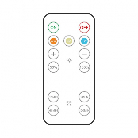 ! LICHIDARE DE STOC ! Set de 6 Lampi Led Flippy, Fara Fir, Cu Baterii, 3 Culori de Lumina, cu 2 Telecomenzi, din Plastic, Alb [6]