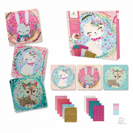 Set de creatie, Sycomore Stick n Fun Mozaic, Animale [1]