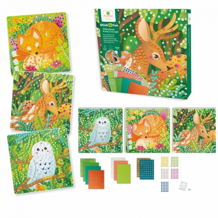 Set de creatie, Sycomore Stick n Fun Mozaic, Animale salbatice [1]