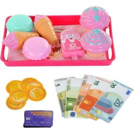 Set de joaca cofetarie, Casa de marcat si accesorii [2]