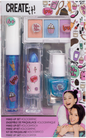 Jucarii, Copii & Bebe - Set de machiaj holografic pentru fetite Create It!