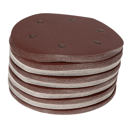 Constructii  - Set hartie abraziva 215mm P180 6 gauri, slefuitor