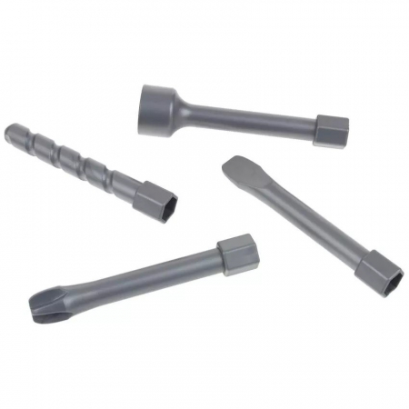 Set Jucarie pentru Copii Bormasina, Flippy, Accesorii Incluse, 4 Capete de Schimb, Material Plastic, Interactiv, Distractiv, 21.5x17.5x6 cm, Portocaliu [4]