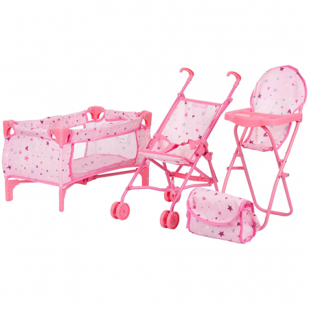 Jucarii, Copii & Bebe - Set jucarii pentru papusi Chipolino Trixy 3 in 1 stars