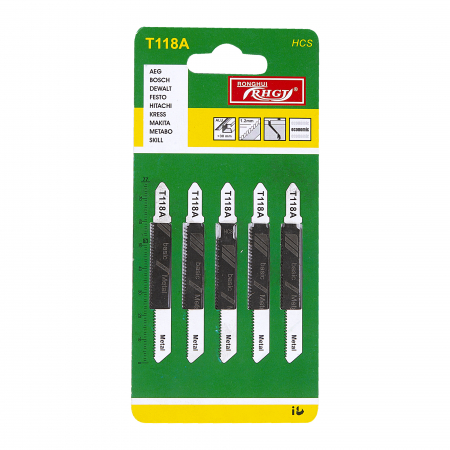 Consumabile fierastraie electrice pendulare - Set lame T118A pentru fierastrau pendular
