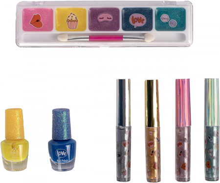 Set machiaj 7 piese Metallic pentru fetite Create It! [1]