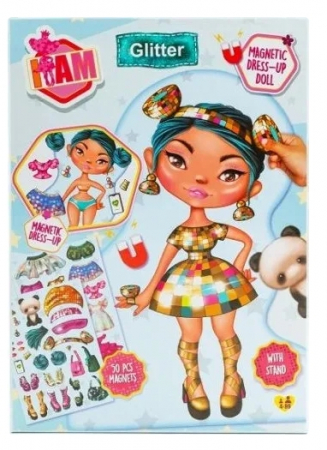 Jucarii, Copii & Bebe - Set magnetic Dress-up Doll, Glitter