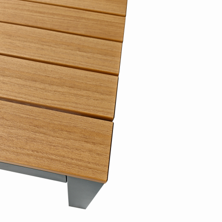 Set mobilier terasa/gradina premium din aluminiu si polywood KLUGMEISTER KJF4313, 4 piese (perne incluse), culoare gri [4]