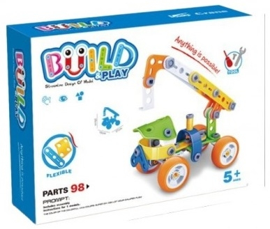 Set pentru construit masini, 98 piese [0]