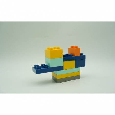 Set piese de constructii pentru copii, Flippy, Animal series, 134 piese, Multicolor [3]