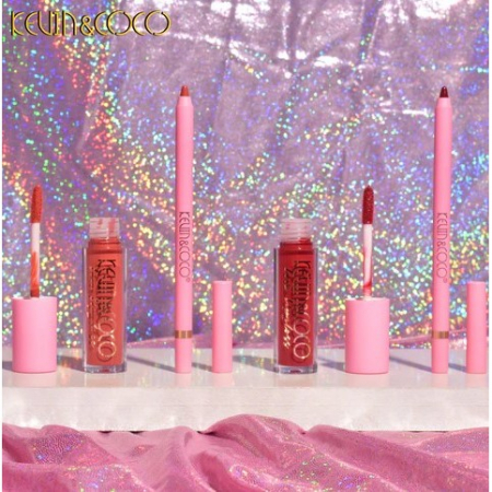 Lichidare Set Produse de Machiaj, Kevin & Coco, 28 Culori, Fard de Ochi, Ruj, Pensula si Creion [1]