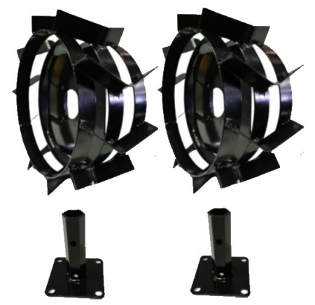 Set roti metalice 300x135 cu manicot, 23 de axe, Elefant [1]