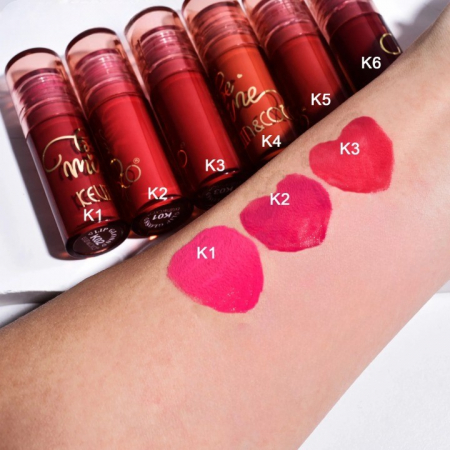 Set Rujuri de Buze Mate, KEVIN &amp;amp; COCO, Be Mine 3 Culori, Lip-Gloss, 11 x 7.3 x 2.7cm, Roz, Varianta A [1]