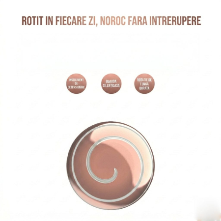 Sfera Fidget Spinner Metalic, Flippy, Corp Aliaj Zinc, Rulment Inox, Jucarie Antistres pentru Focus si Relaxare, Diametru 40 mm, Gadget pentru Birou, Scoala, Cadou pentru Copii si Adulti, Roz [5]