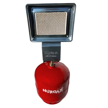 Soba cu arzator mica, 1500 W, 110 g/h + Butelie camping 5L Craft-Tec MX018 + Ceas de butelie [1]