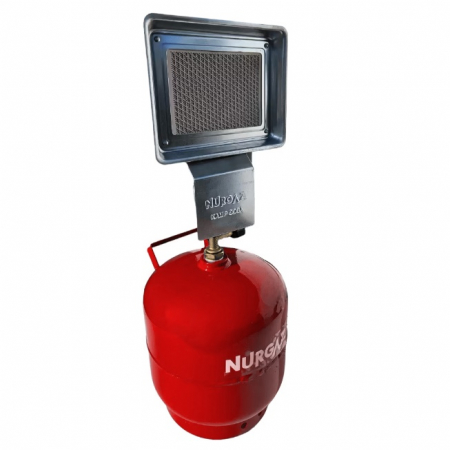 Butelii - Soba cu arzator mica, 1500 W, 110 g/h + Butelie camping 5L Craft-Tec MX018 + Ceas de butelie