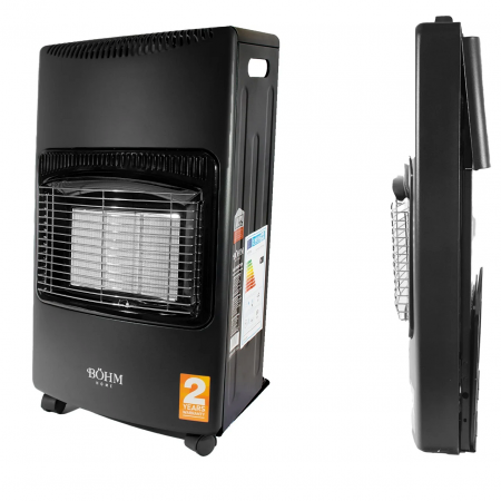 Soba pe gaz GPL pliabilă BÖHM BF-003B , 4,20 kW , 3 trepte de putere , 20-80 m² , Regulator GPL + Furtun GPL 1,5 m [3]