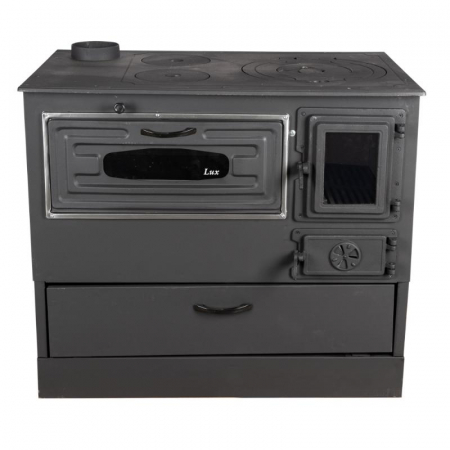 Pentru Casa si Camping - Soba pe lemne 9kW Grand Fantazia Lux, cos stanga