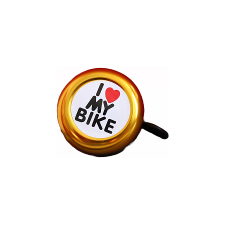Biciclete, trotinete, triciclete - Sonerie metal - I love my bike pentru bicicletă - accesoriu ciclism