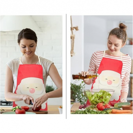 Sort Craciun, Flippy, Model 1, Material Textil, 72x52cm, Rosu/Negru [2]