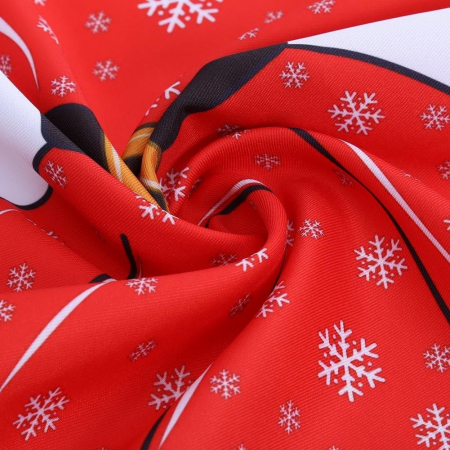 LICHIDARE Sort de Bucatarie Decorativ, Flippy, Tema Craciun, 50 x 70 cm, Model Craciunita, din Poliester, Rosu [3]