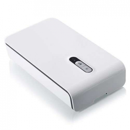 GSM - Sterilizator UV Alb pentru telefoane, cu functie difuzor aromatherapy si incarcare USB
