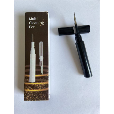 GSM - Stilou pentru curatare, Flippy, Multifunctional, pentru Telefon, Computer, Tastatura, cu Perie, Negru