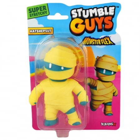 Sub 99 Lei - Lichidare Stumble Guys - Figurina care se intinde, Monster flex - Hatshepsut, 12 cm