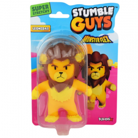 Jucarii, Copii & Bebe - Stumble Guys - Figurina care se intinde, Monster flex - Leonidas, 12 cm