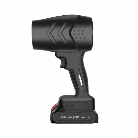 Gradina - Suflanta de Aer Multifunctionala Portabila, Flippy, Incarcare Auto, pentru Gratar, Masina, Indepartare Frunze si Praf, 1500 mAh, Viteta de Rotatie 25000 RPM, 2 Baterii de Li si Incarcator, Negru