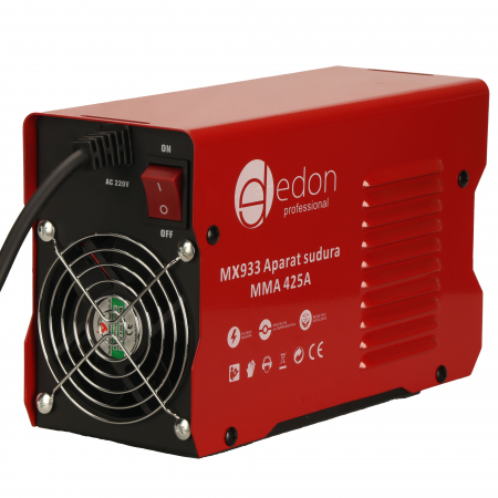 *Super pret* Invertor de sudura 425 A, Edon MMA, electrod 1.6 - 5 mm, protectie supraincalzire, ventilator de racire [3]