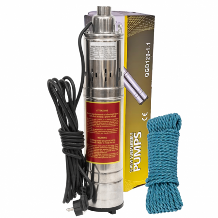 Pompe submersibile - *Super pret* Pompa submersibila QGD 3.0, 1100 W, 120 m inaltime, 3 mc/h, 1" + SUFA