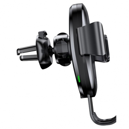 GSM - Suport auto cu incarcare wireless (inductie), Fast Charge WUW W2 negru