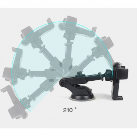 Suport auto Flippy 3rd pentru telefon, Negru [2]