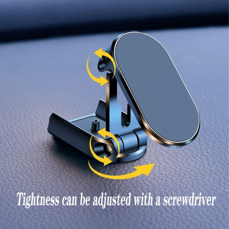 Suport auto magnetic multifuncțional Flippy, Universal, compatibil cu toate dimensiunile de telefon, negru [5]