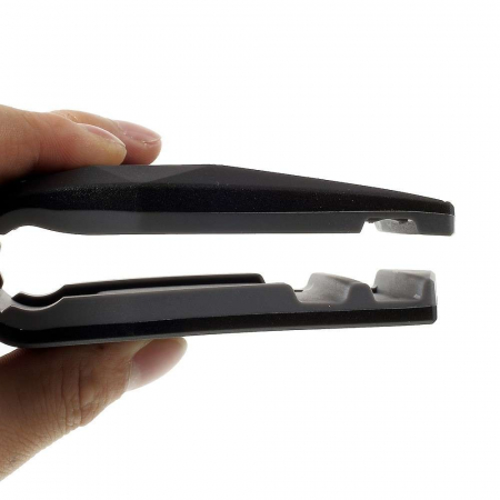 Suport auto pentru telefon A12 Alligator Clip Flippy, Negru [2]