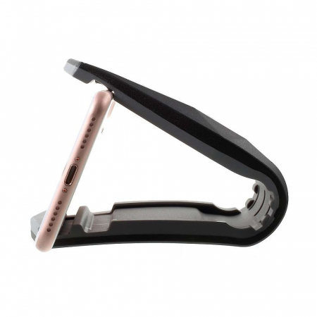 Suport auto pentru telefon A12 Alligator Clip Flippy, Negru [8]