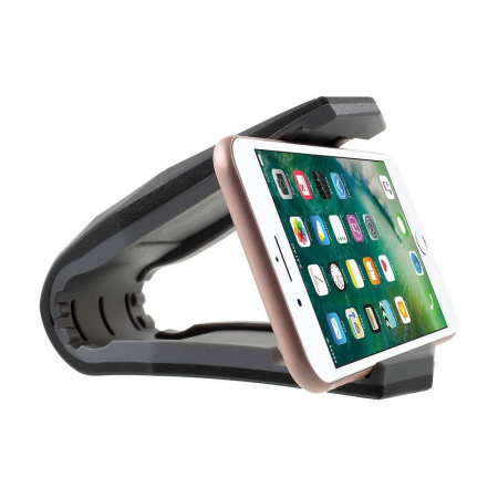 Suport auto pentru telefon A12 Alligator Clip Flippy, Negru [6]