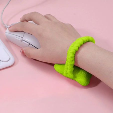 Suport de Mana, Flippy, Pernuta pentru Incheietura cu Banda Elastica, pentru Mouse, Moale, 7.5 x 7 cm, Verde [1]