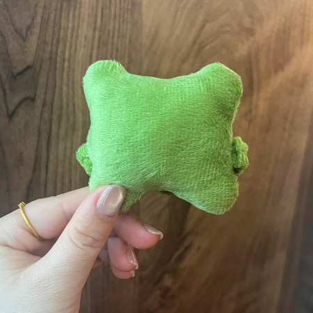 Suport de Mana, Flippy, Pernuta pentru Incheietura cu Banda Elastica, pentru Mouse, Moale, 7.5 x 7 cm, Verde Inchis [3]