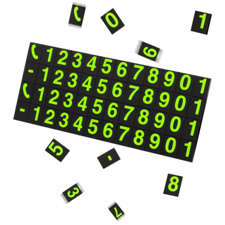 Suport numar telefon Flippy, afisaj parcare numar telefon/parcare temporara, Negru [2]