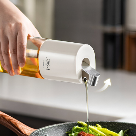 Suport pentru Depozitare Condimente, Ulei, Otet, Flippy, Montare pe Perete din 9 Piese, Uz Casnic, pentru Bucatarie, 31x13.5x36.8cm, Alb [5]