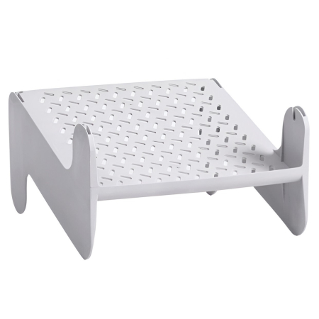Sub 99 Lei - Suport pentru Pantofi, Flippy, cu Doua Straturi, Organizator, Antiderapant și Durabil, 26x24.8x16 cm, Alb