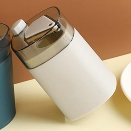 Lichidare Suport Scobitori, Flippy, Automat, cu Buton si Capac, din PP, 9.5x6 cm, Gri [2]