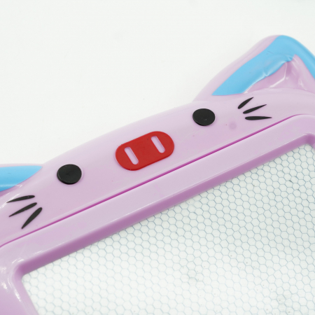 Lichidare Tablita Magnetica de Scris si Desenat, Flippy, Model Pisica, cu Creion, Dimensiuni 23.2x18.5 cm, Suprafata Desen 14.6x10.4 cm, Dezvolta Imaginatia si Creativitatea, Incurajeaza Exersarea Scr [1]