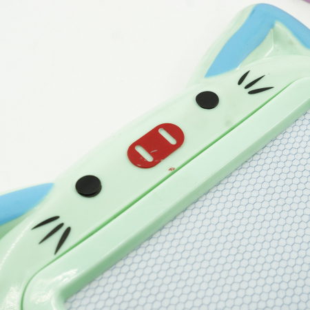 Tablita Magnetica de Scris si Desenat, Flippy, Model Pisica, cu Creion, Dimensiuni 23.2x18.5 cm, Suprafata Desen 14.6x10.4 cm, Dezvolta Imaginatia si Creativitatea, Incurajeaza Exersarea Scrisului, Ve [2]