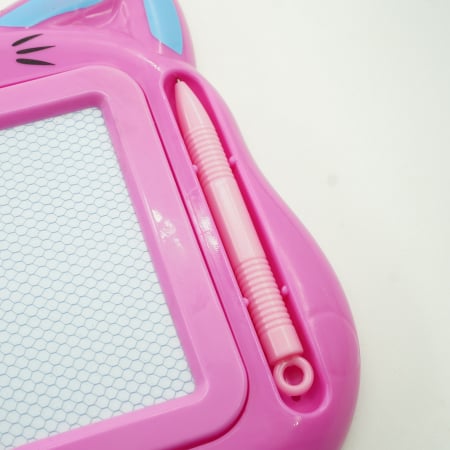 Lichidare Tablita Magnetica de Scris si Desenat, Flippy, Model Pisica, cu Creion, Dimensiuni 23.2x18.5 cm, Suprafata Desen 14.6x10.4 cm, Dezvolta Imaginatia si Creativitatea, Incurajeaza Exersarea Scr [1]