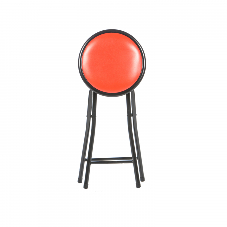 Mese si scaune - Lichidare Taburet pliant Malaga, rosu, 30x30x45 cm