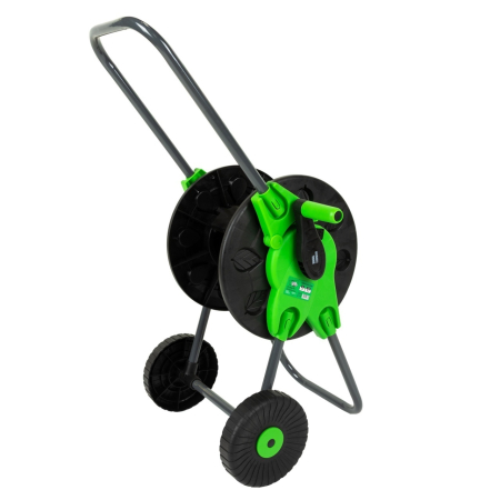 Tambur pentru furtun Micul Fermier MF-IR3050-G01 lungime maxima furtun 45m, 1/2", cu roti [2]