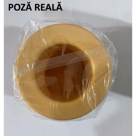 Tava de Gheata din Silicon cu Capac, Flippy, Forma de Gheata pentru Racirea Bauturilor, in Forma de Pahar, Silicon fara BPA, Cuburi de Gheata, 9x8.5x8 cm, Galben [6]